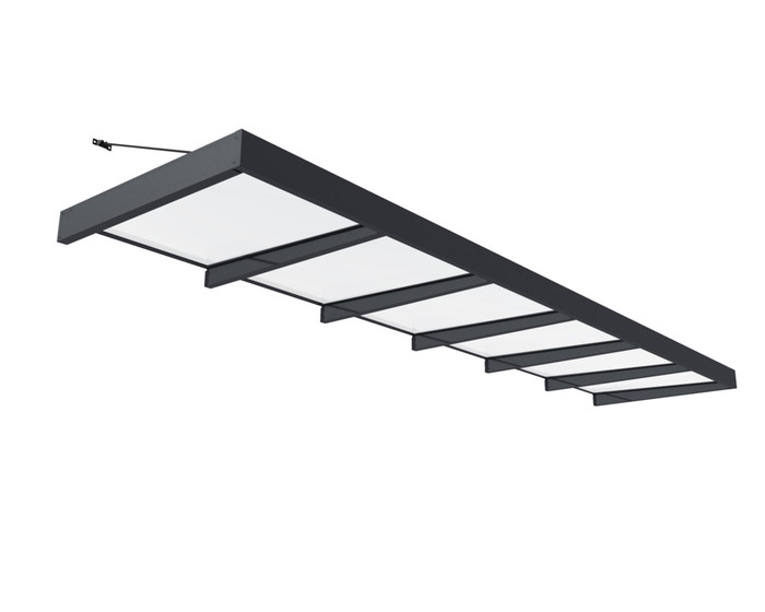 Entrétak Sophia XL Grå Opal 565 x 140 cm Canopia by Palram